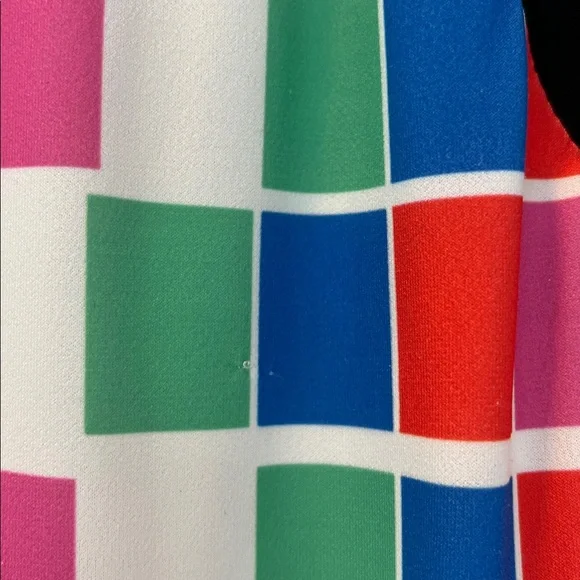Hale Bob Colorful Geometric Pattern Dress Size M - Picture 3 of 4